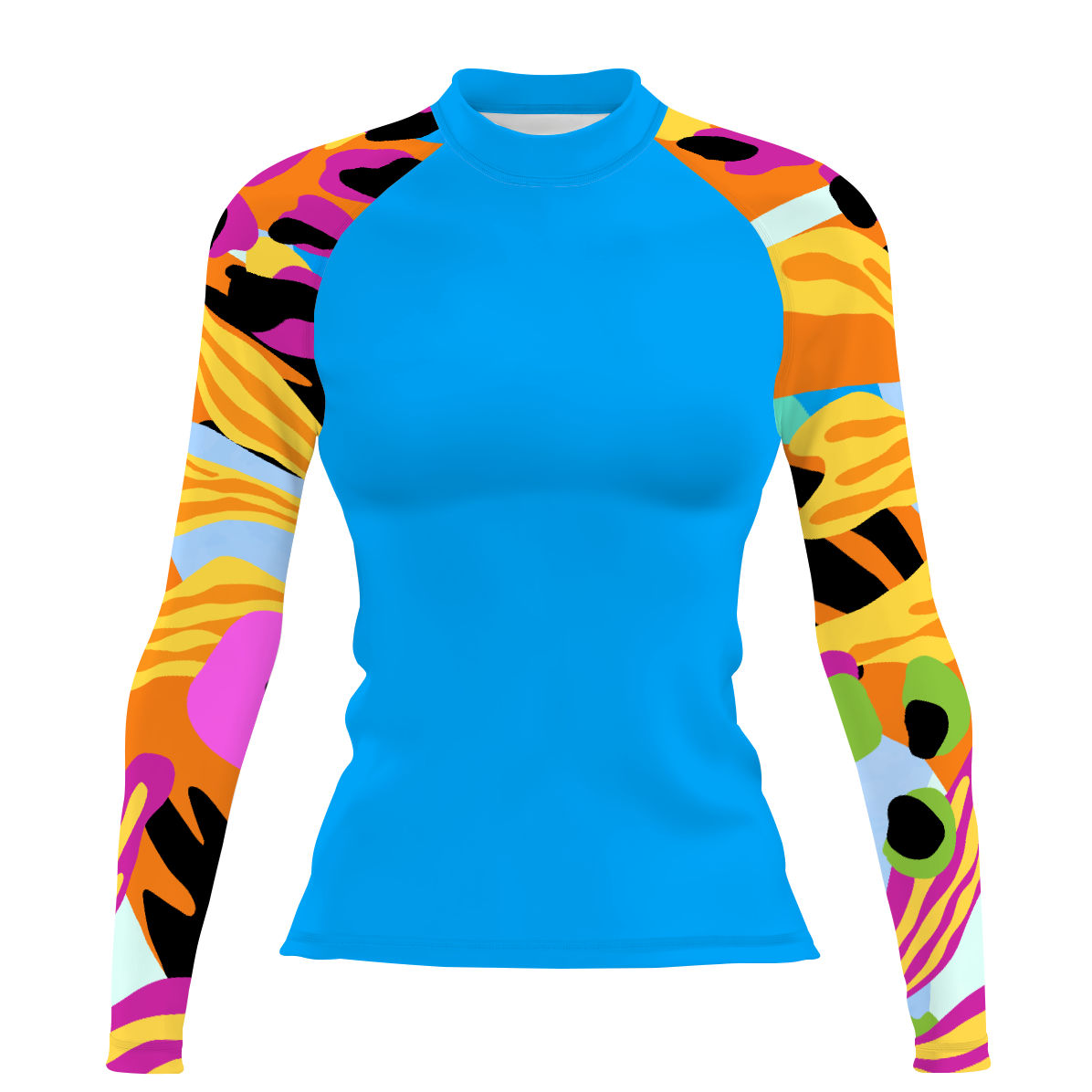 Underwater Spring - Women's Surf UPF50+ Long Sleeve Rash Guard