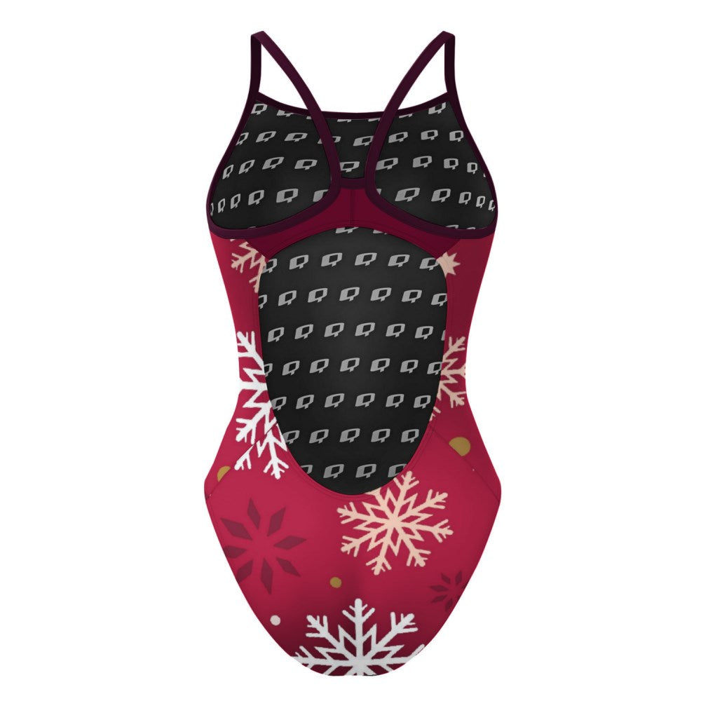 Red Snowflake Bliss Swimsuit