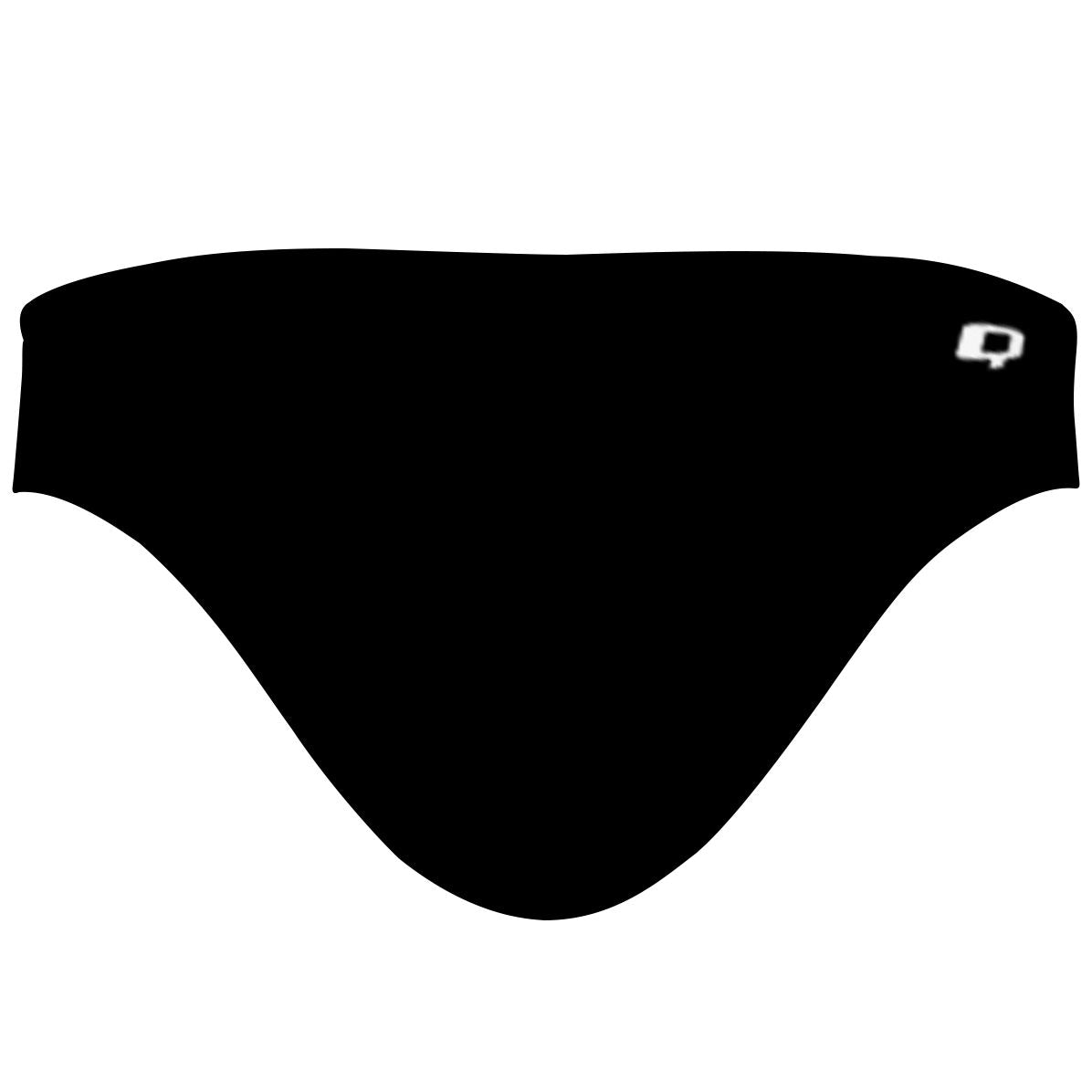 black - Bandeau Bikini Bottom
