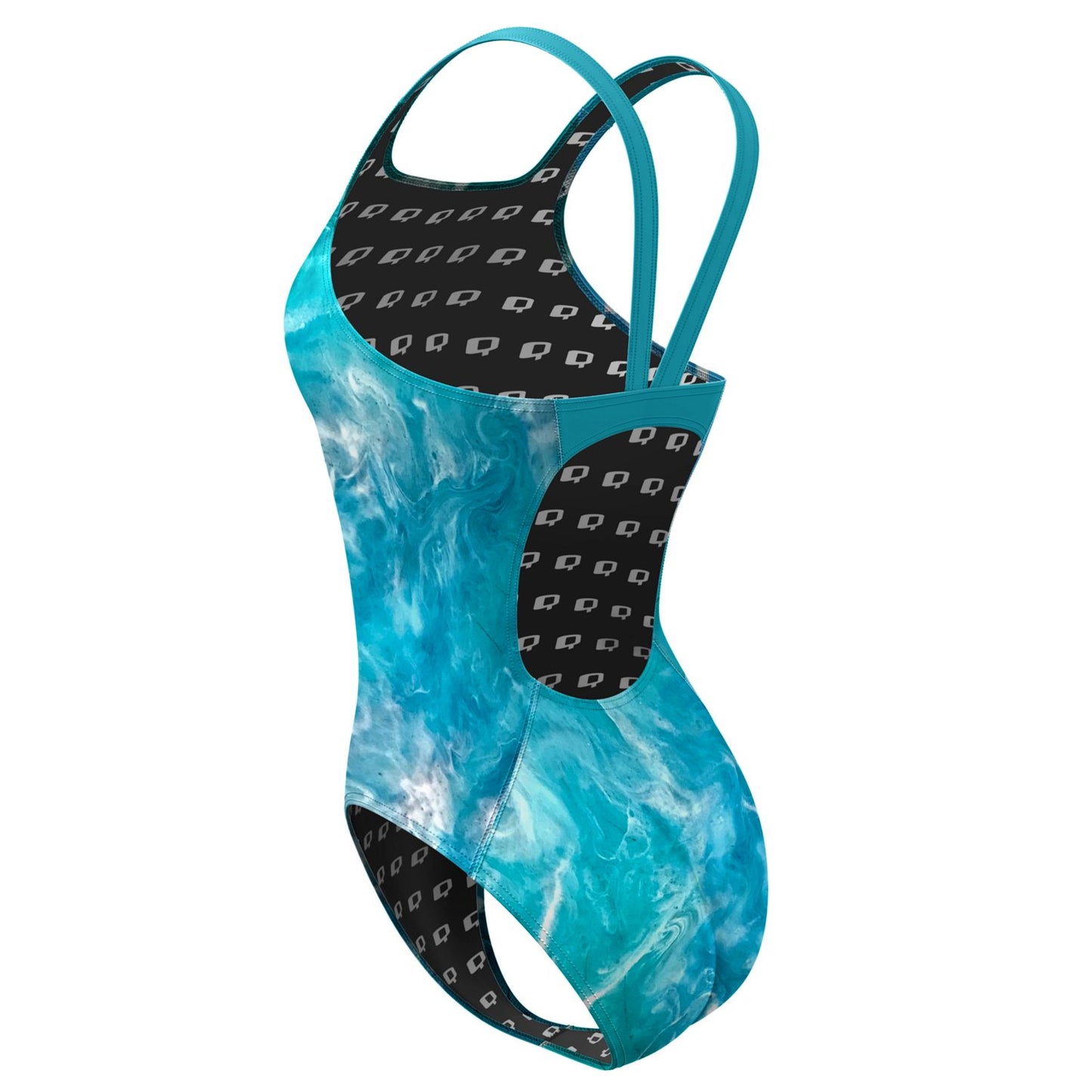 Ocean Topo Classic Strap Swimsuit