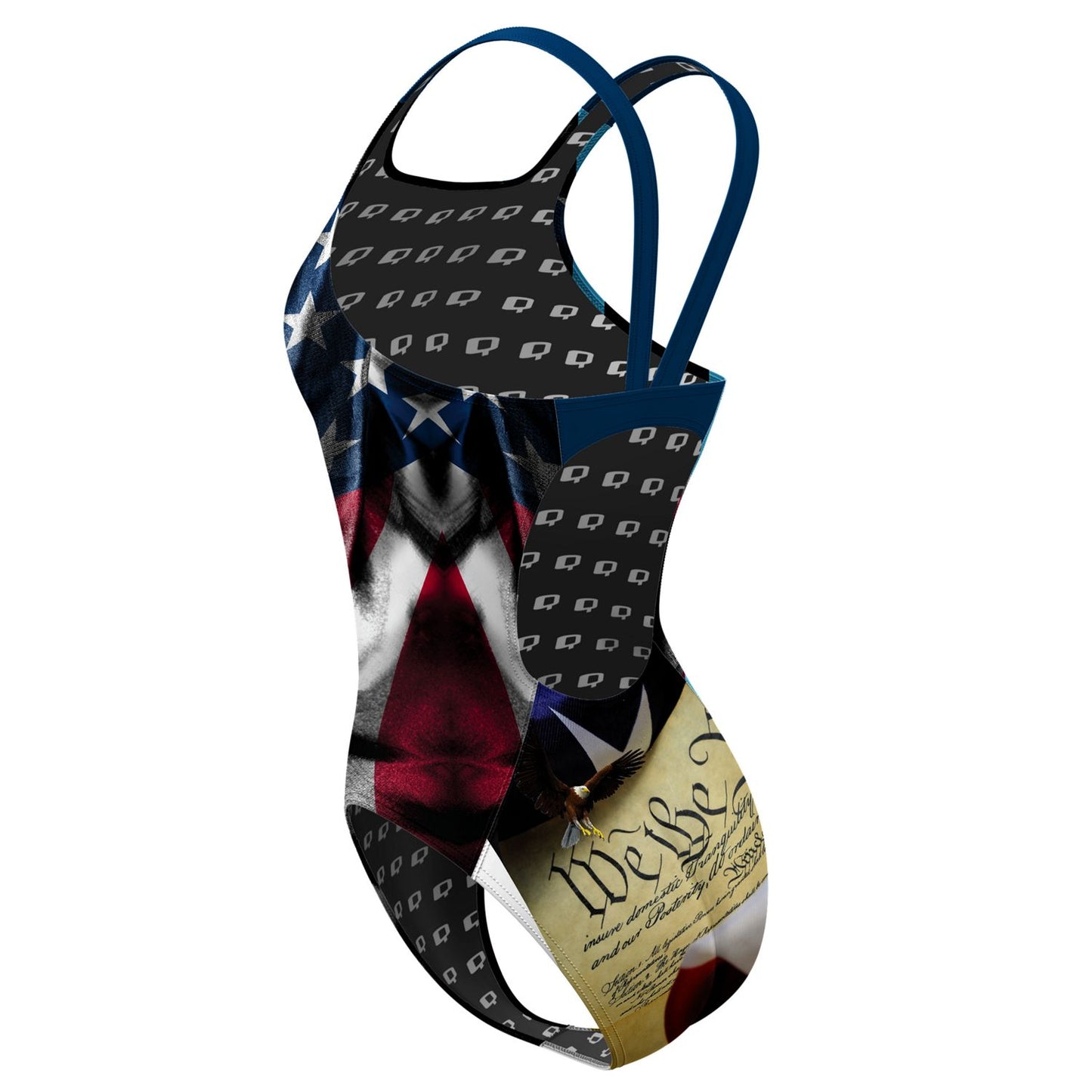 Liberty For All Classic Strap Swimsuit