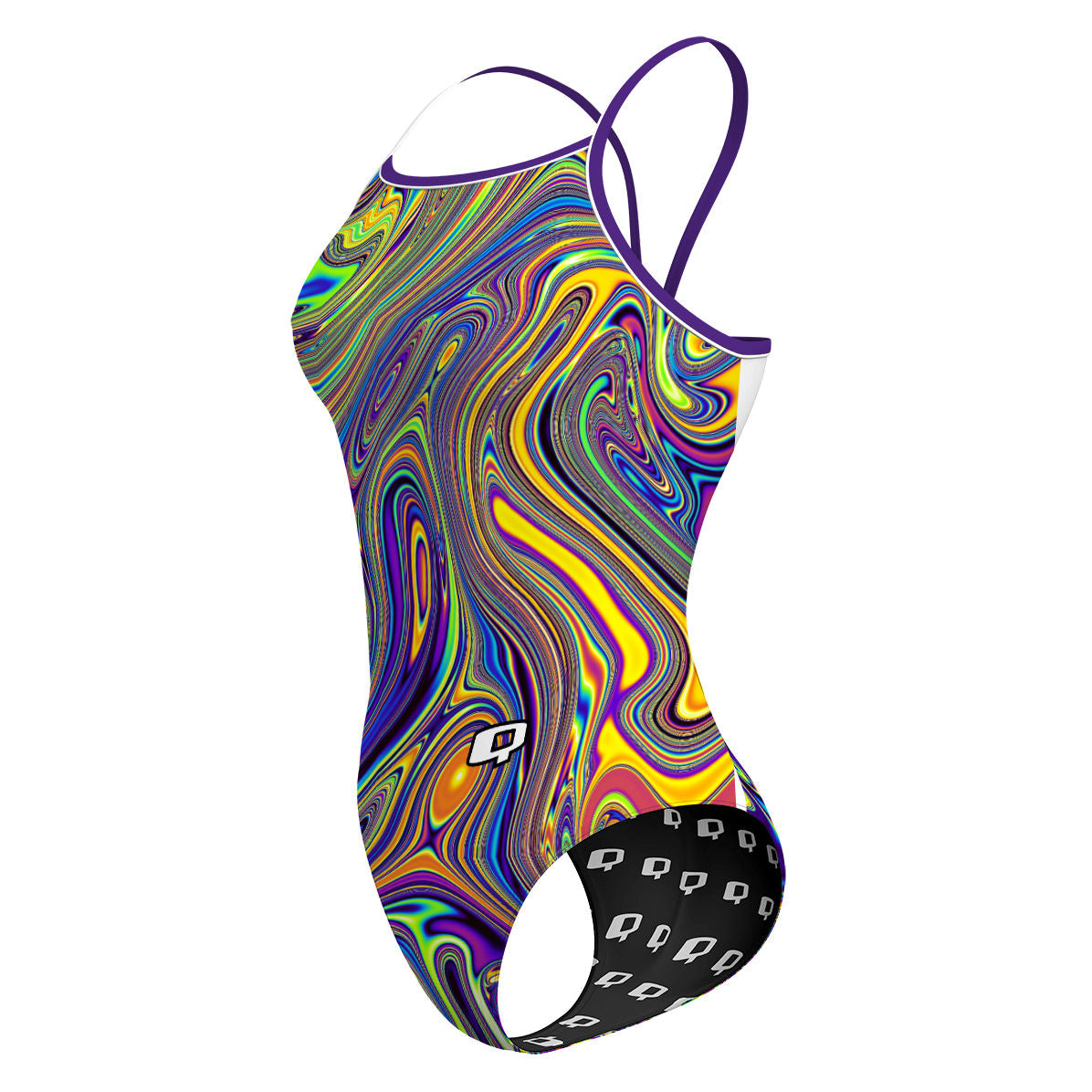 Psychedelic- Sunback Tank Swimsuit