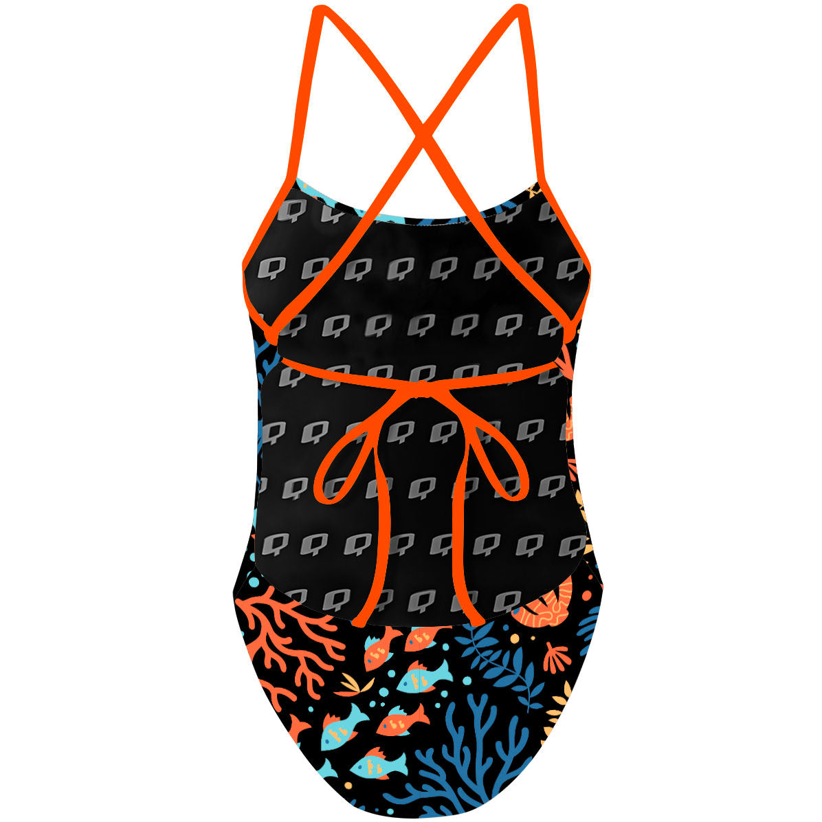 Sweet Coral - Tieback One Piece Swimsuit