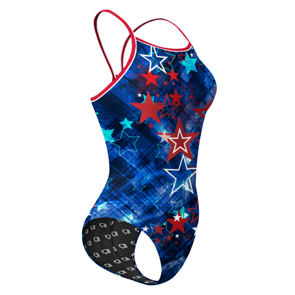 July Stars Skinny Strap Swimsuit
