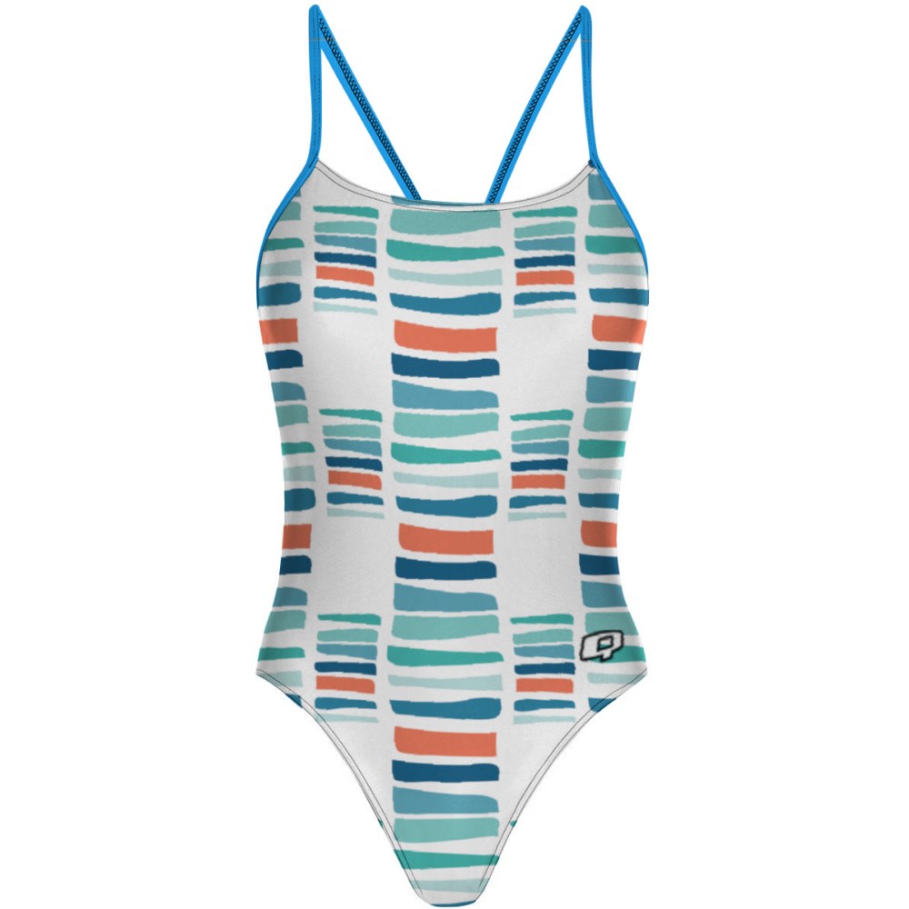 Blocks "Y" Back Swimsuit