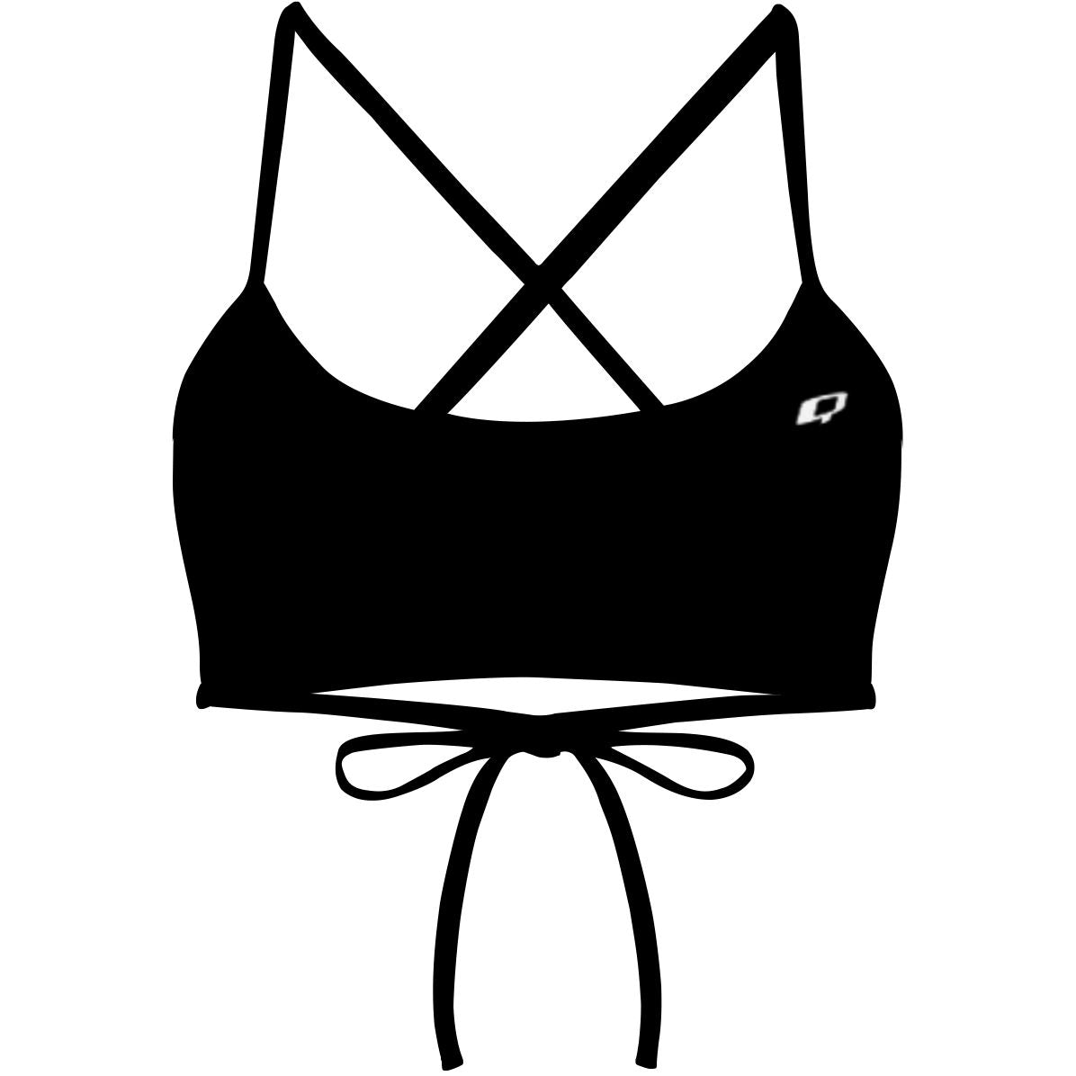 Claire Black - Ciara Tieback Bikini Top