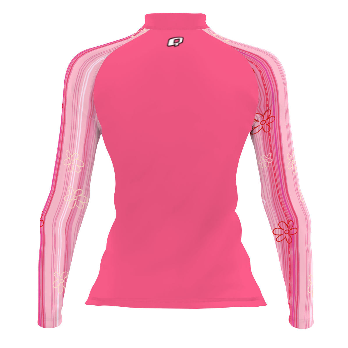 Pink Stripes - Women's Surf UPF50+ Long Sleeve Rash Guard