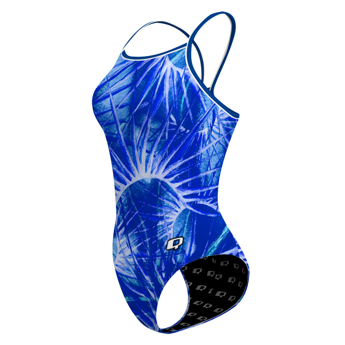 Tropical Distortion - Skinny Strap Swimsuit