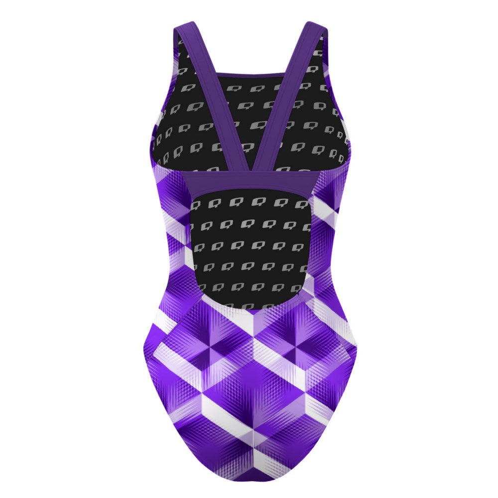 Amethyst Classic Strap Swimsuit