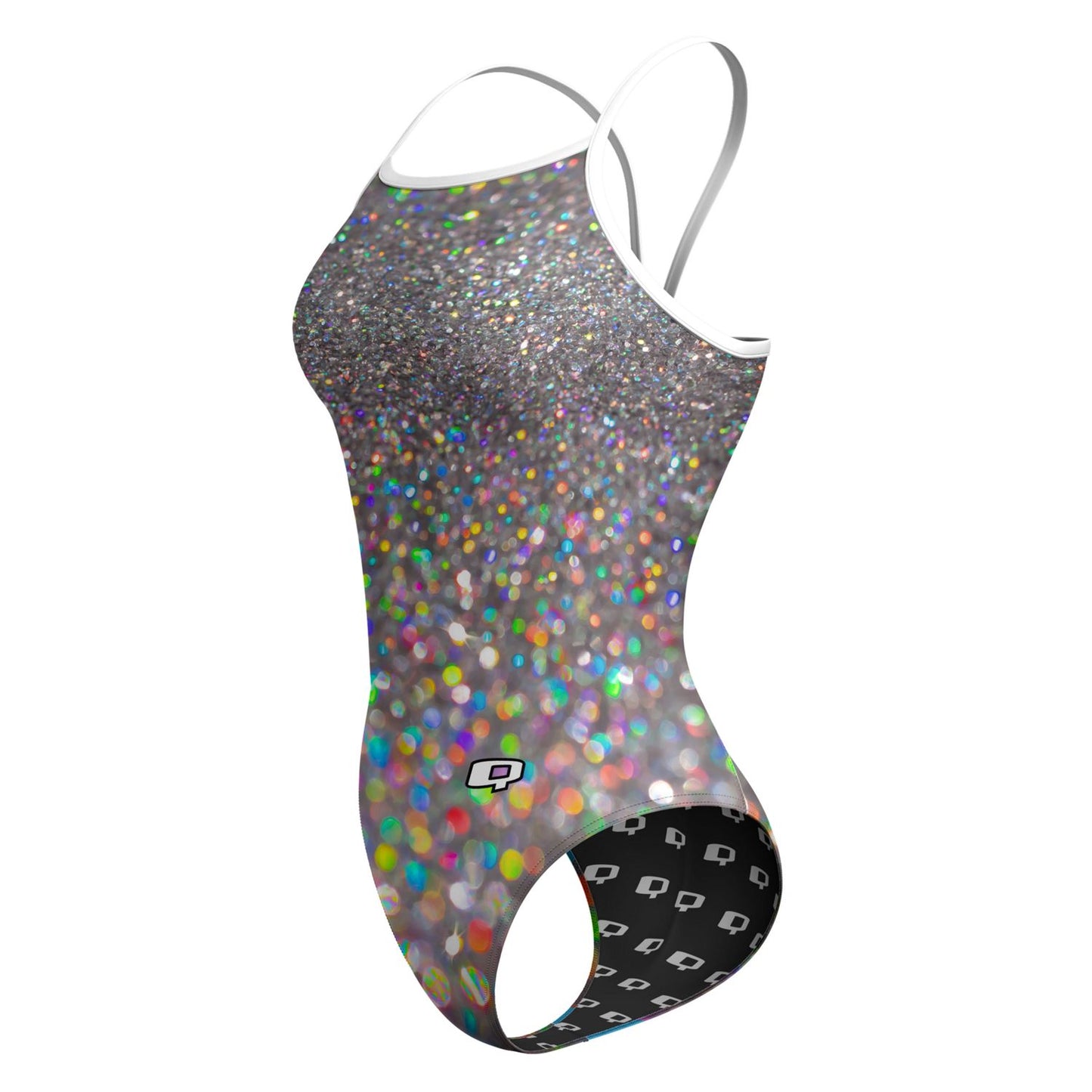 Dipped in Glitter - Sunback Tank Swimsuit