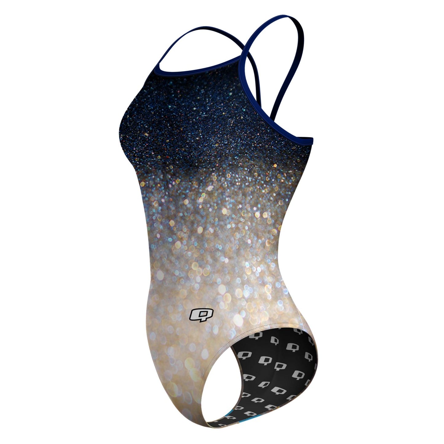 Glitter Bomb - Sunback Tank Swimsuit