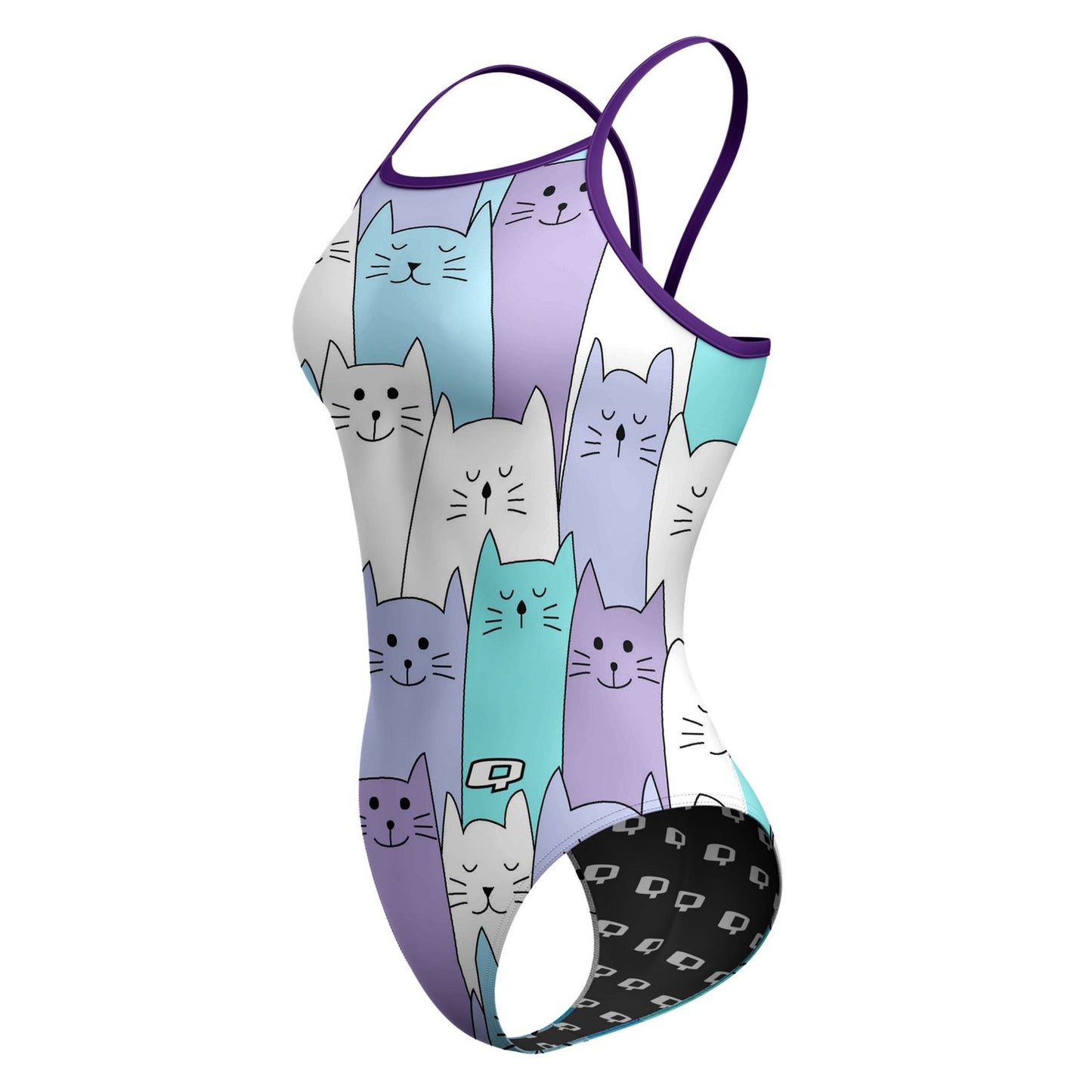 Cats - Sunback Tank Swimsuit