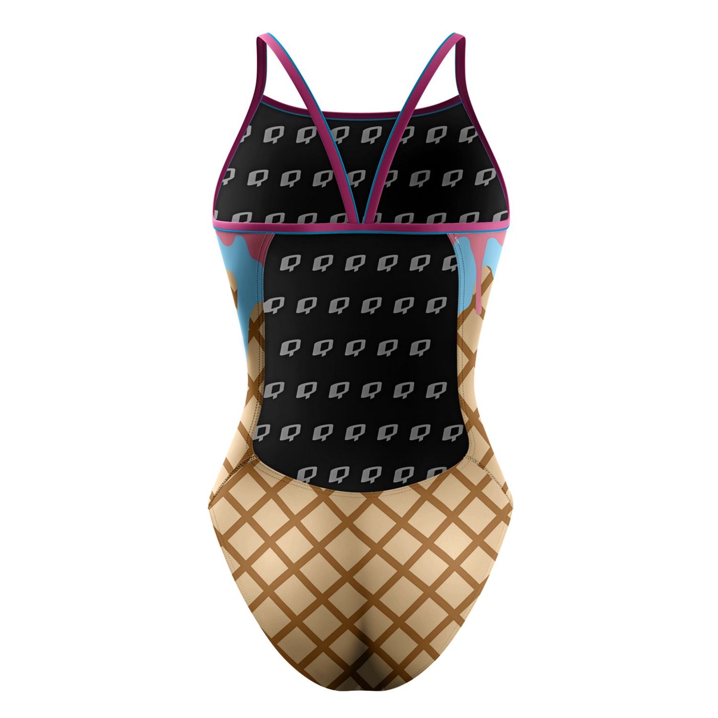 Ice Cream - Sunback Tank Swimsuit