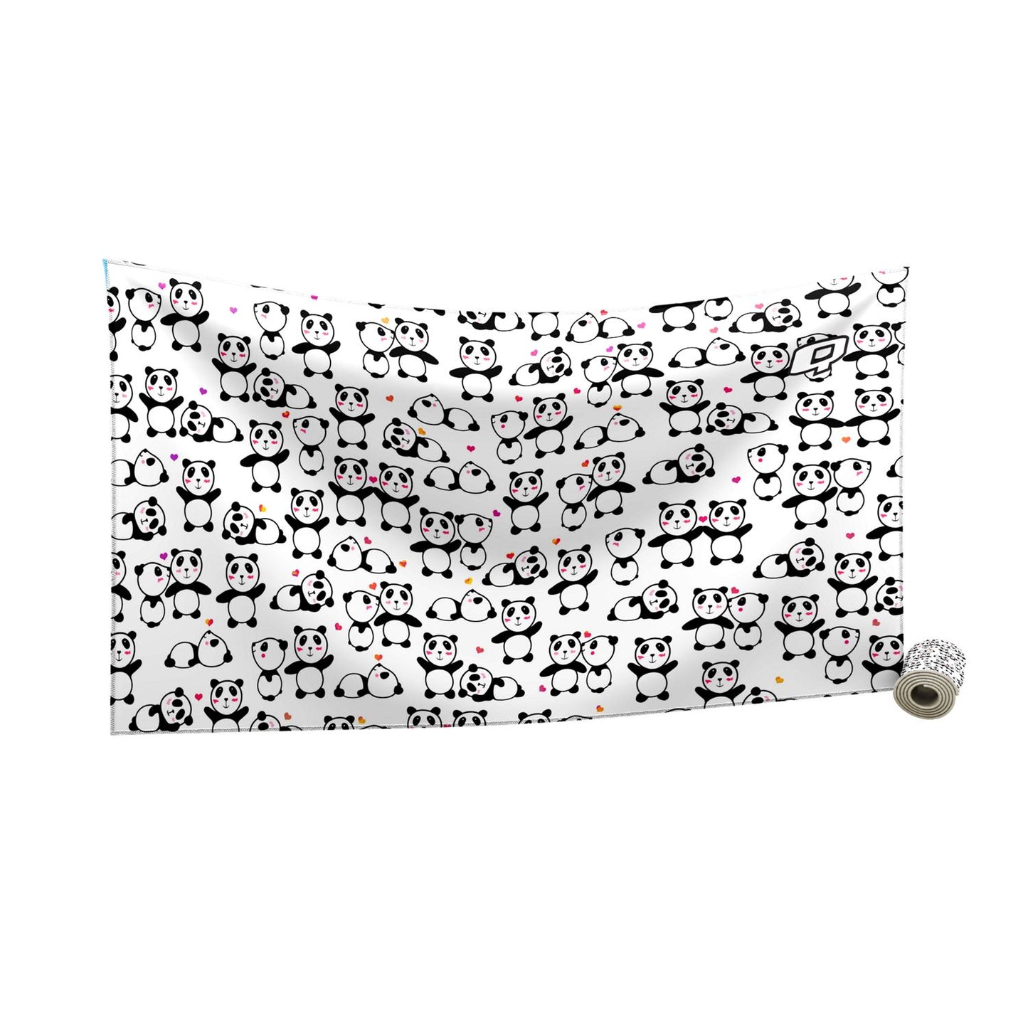 Panda Play Microfiber Swim Towel