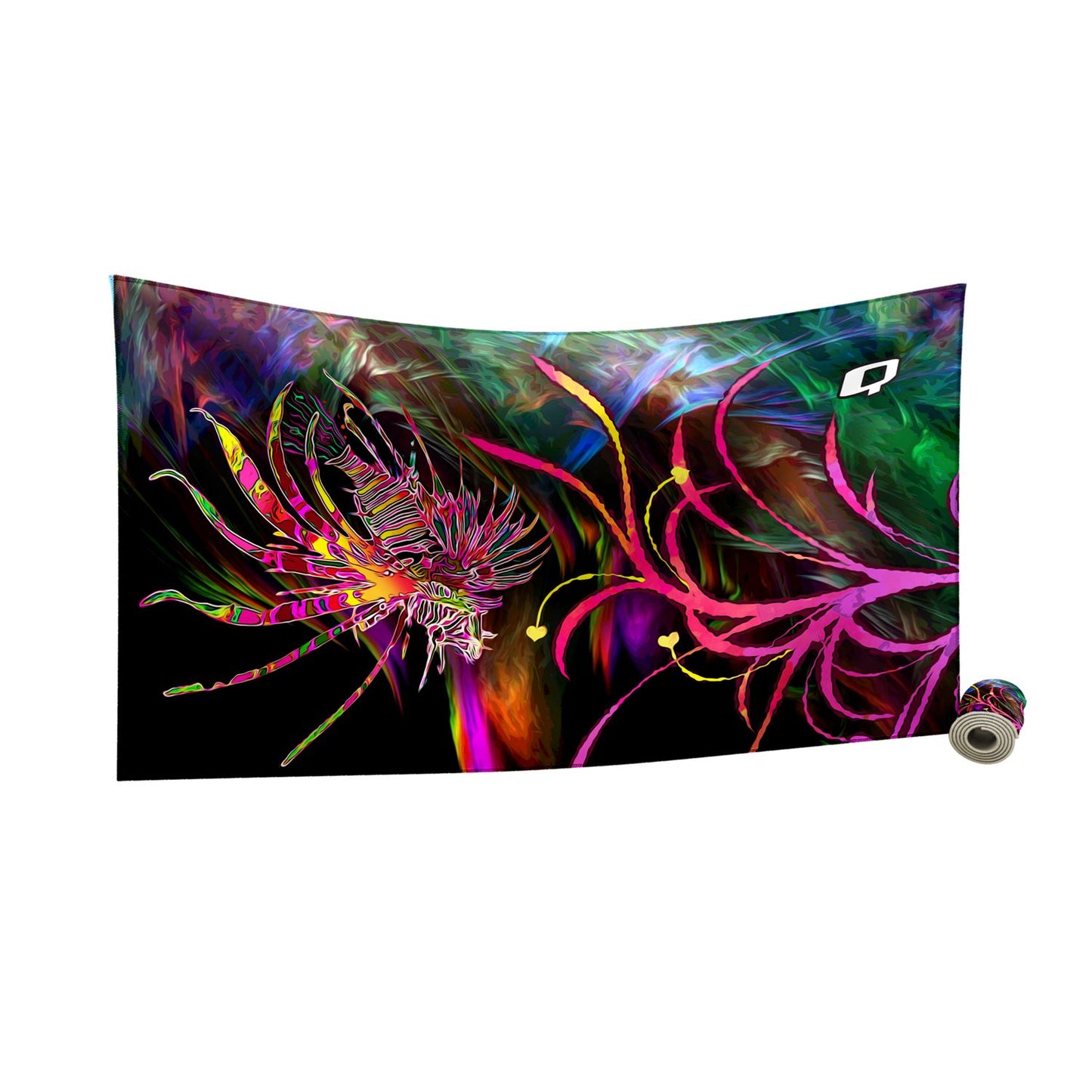 Lionfish in Technicolor Microfiber Swim Towel