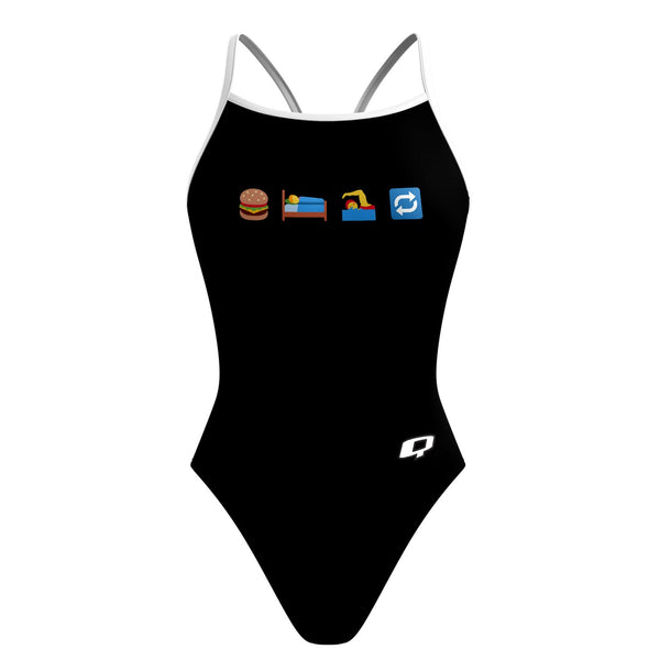 Swim Life Skinny Strap Swimsuit Q Swimwear