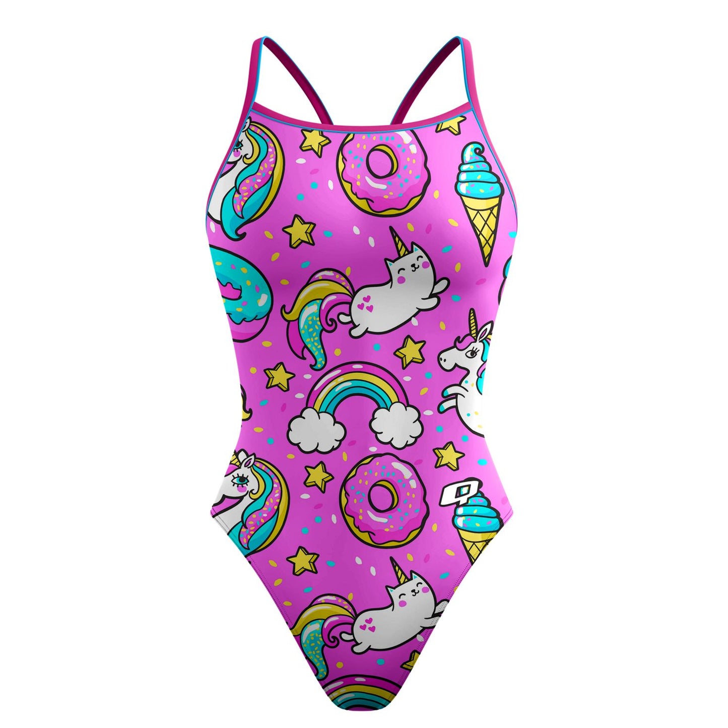 Confetti Skinny Strap Swimsuit