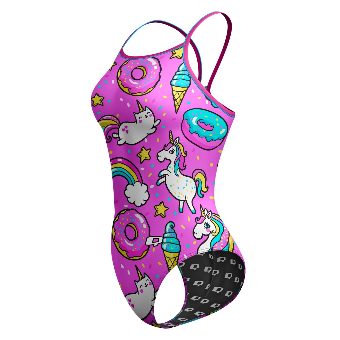 Confetti Skinny Strap Swimsuit