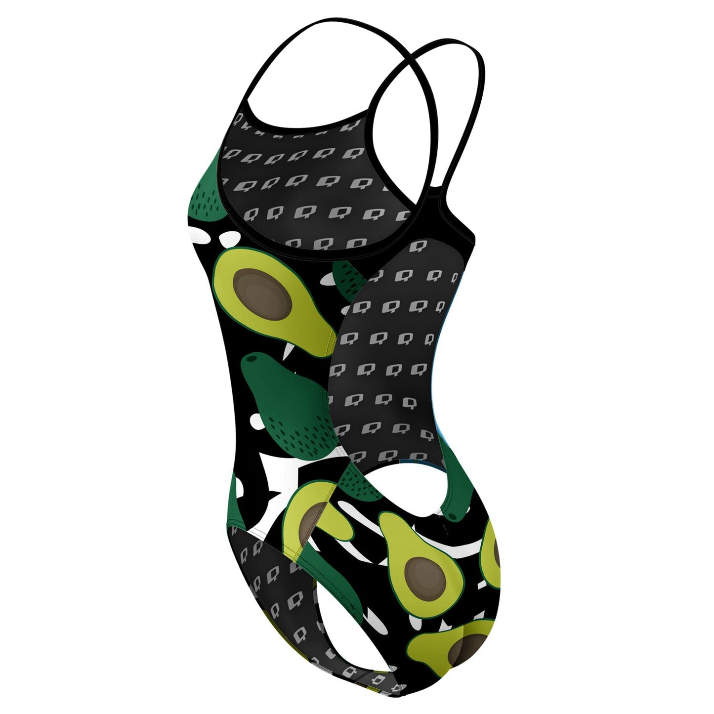 Avocado Skinny Strap Swimsuit