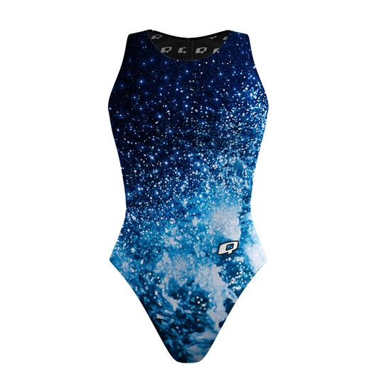 Cosmic Waves - Women Waterpolo Swimsuit Classic Cut