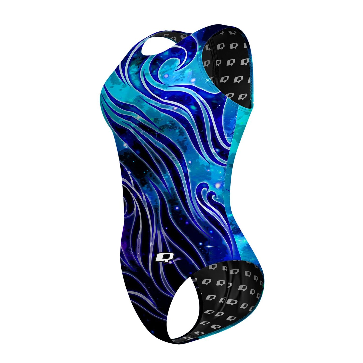 Mystic Waves - Women Waterpolo Swimsuit Classic Cut