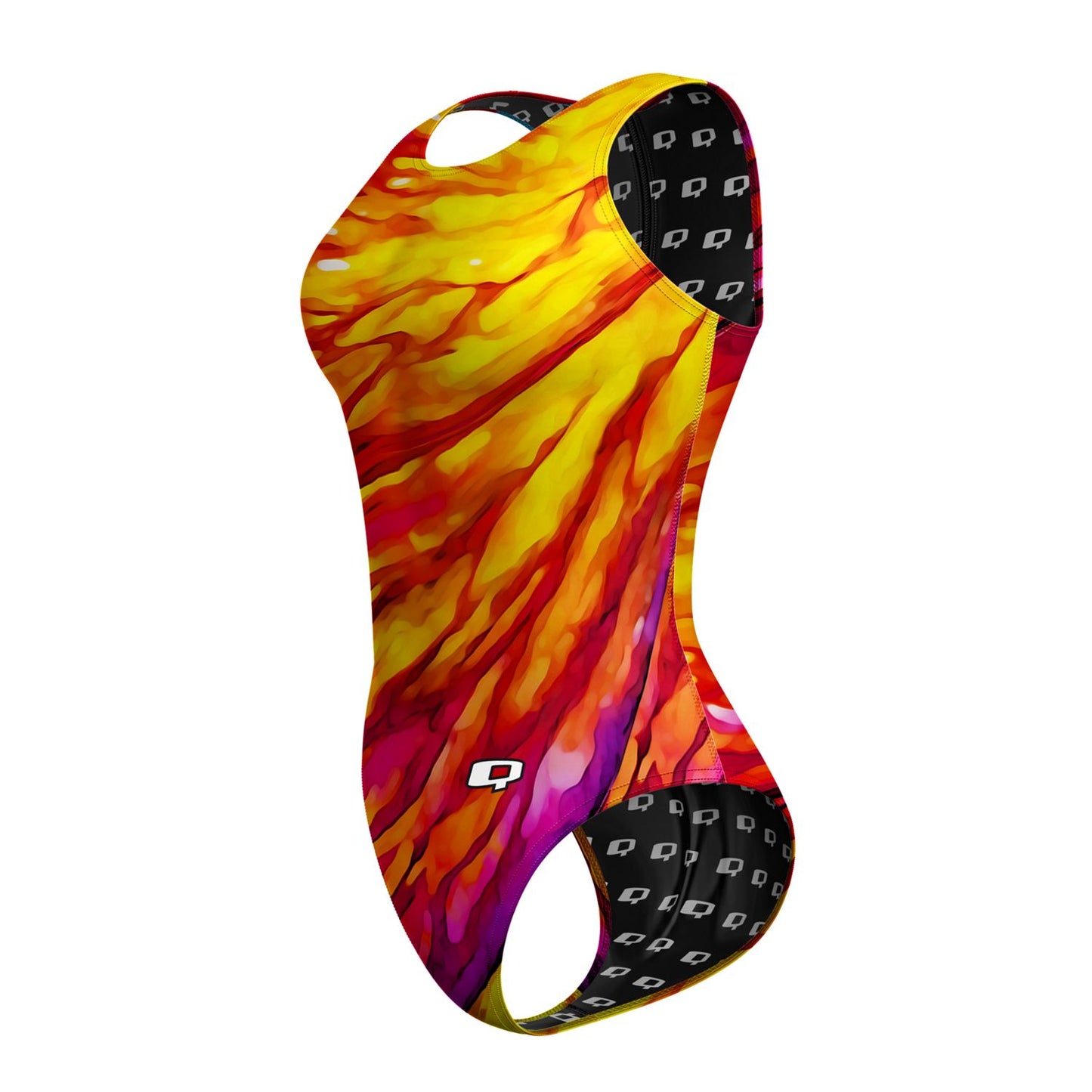 Butterfly Wings - Women Waterpolo Swimsuit Classic Cut