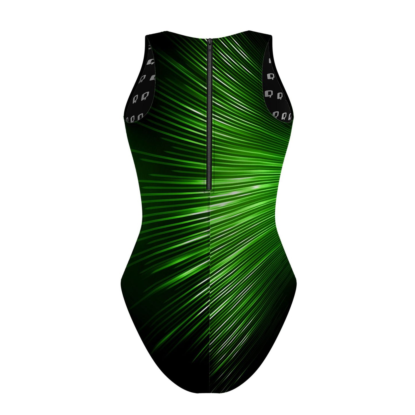 Green Volt - Women Waterpolo Swimsuit Classic Cut