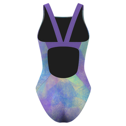 Abstract Marks - Classic Strap Swimsuit