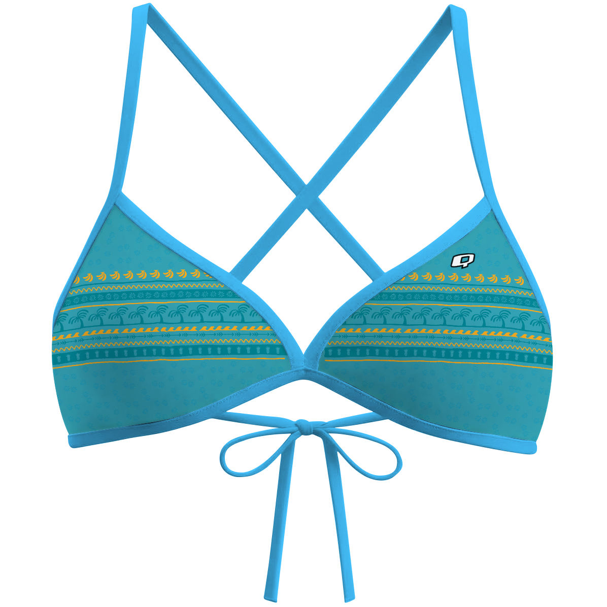 Banana palm - Tieback Bikini Top