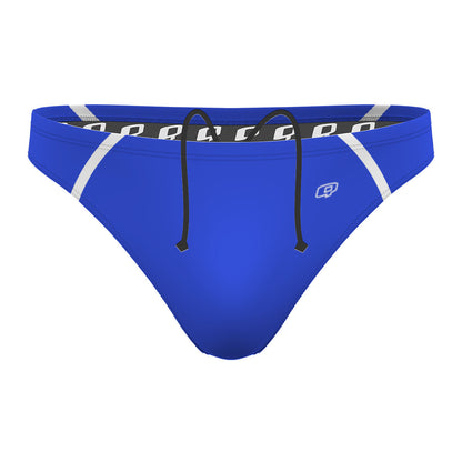 Blue design - Waterpolo Brief Swimsuit