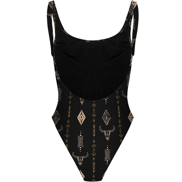 Western Bull - High Hip One Piece Swimsuit