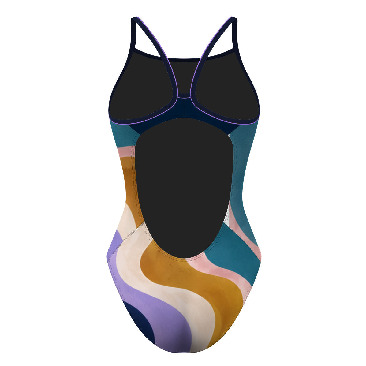 Retro Wave Skinny Strap Swimsuit, view 2