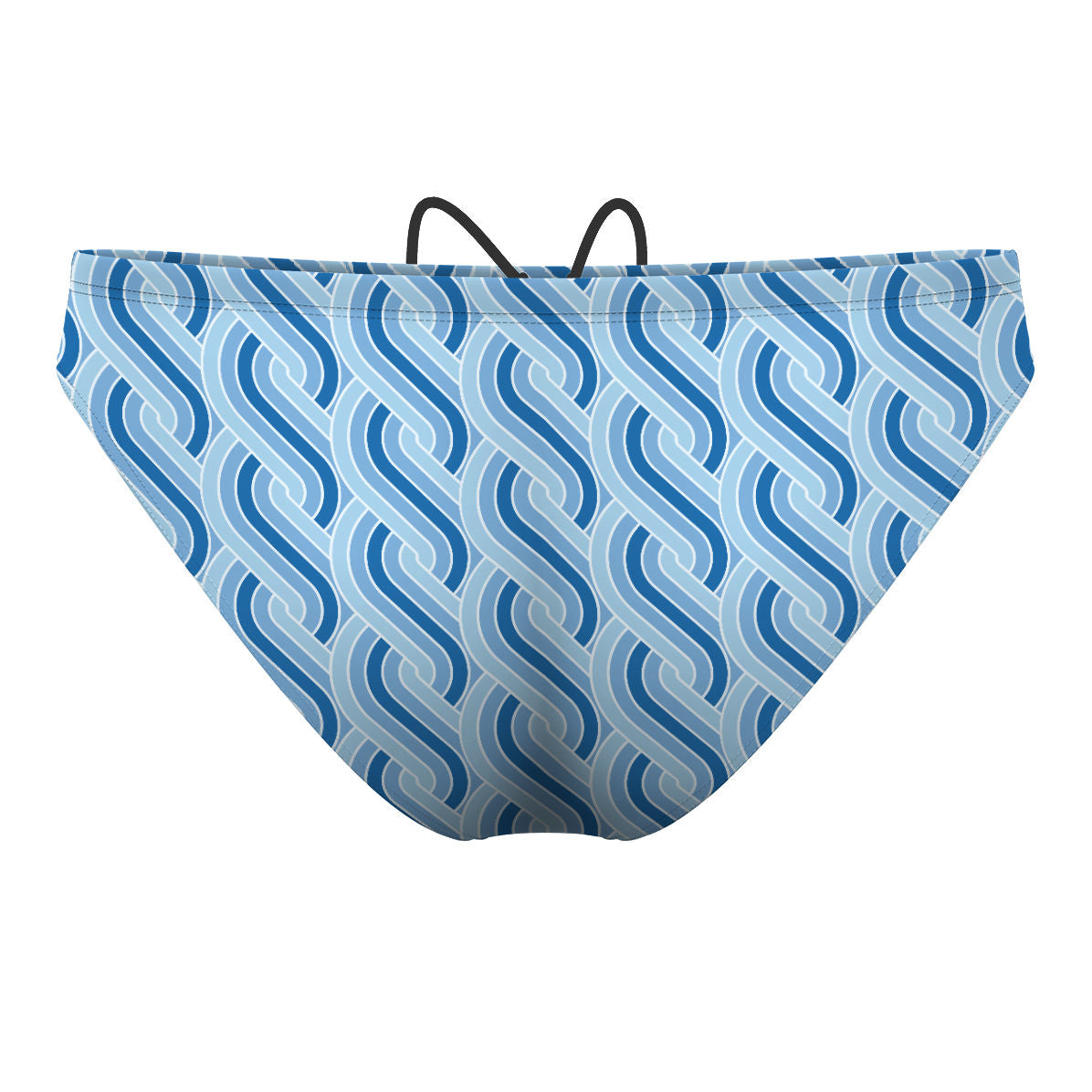 70s Geometric 27 - Waterpolo Brief Swimsuit