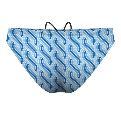 70s Geometric 27 - Waterpolo Brief Swimsuit