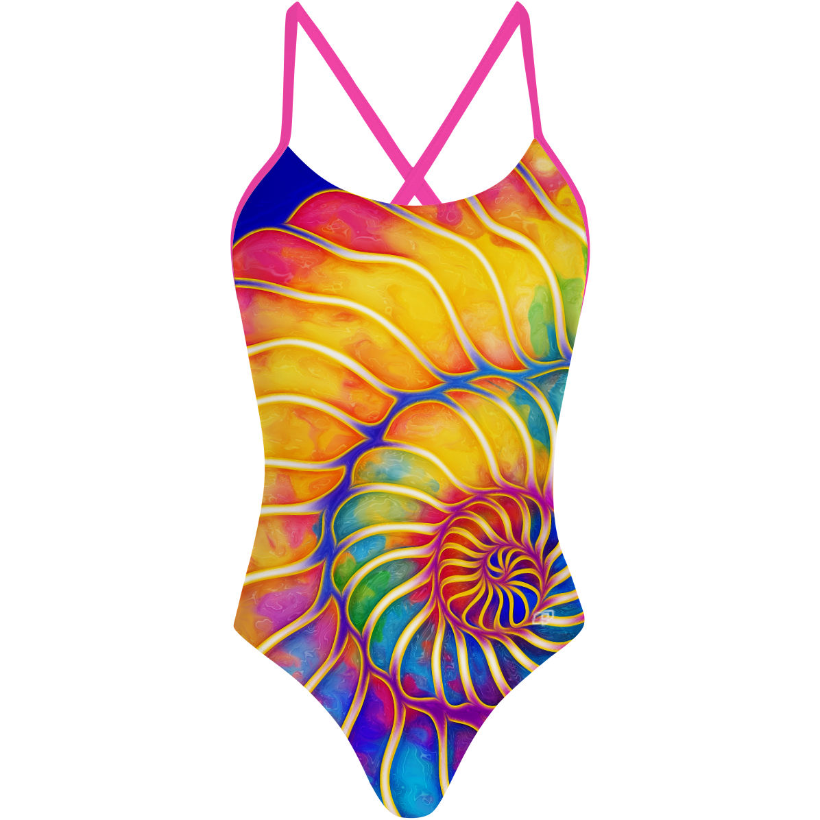 Seashell in Wonderland - Tieback One Piece Swimsuit