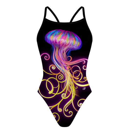 Jellyfish Flow - Skinny Strap Swimsuit