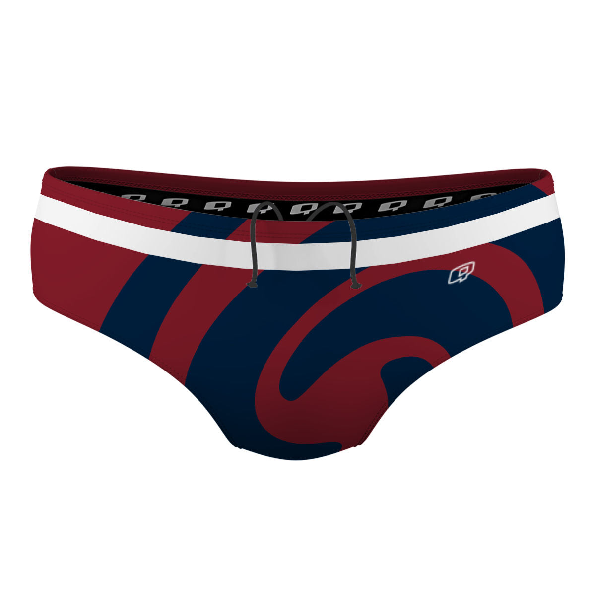 Navy Swirl - Classic Brief Swimsuit