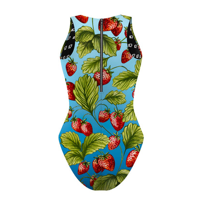 Strawberry Water - Women's Waterpolo Swimsuit Classic Cut