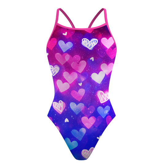 Love Glitter - Skinny Strap Swimsuit