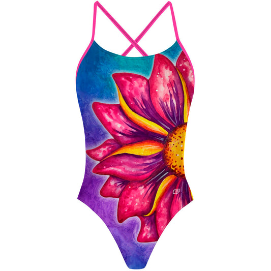 Floating Flower - "X" Back Swimsuit