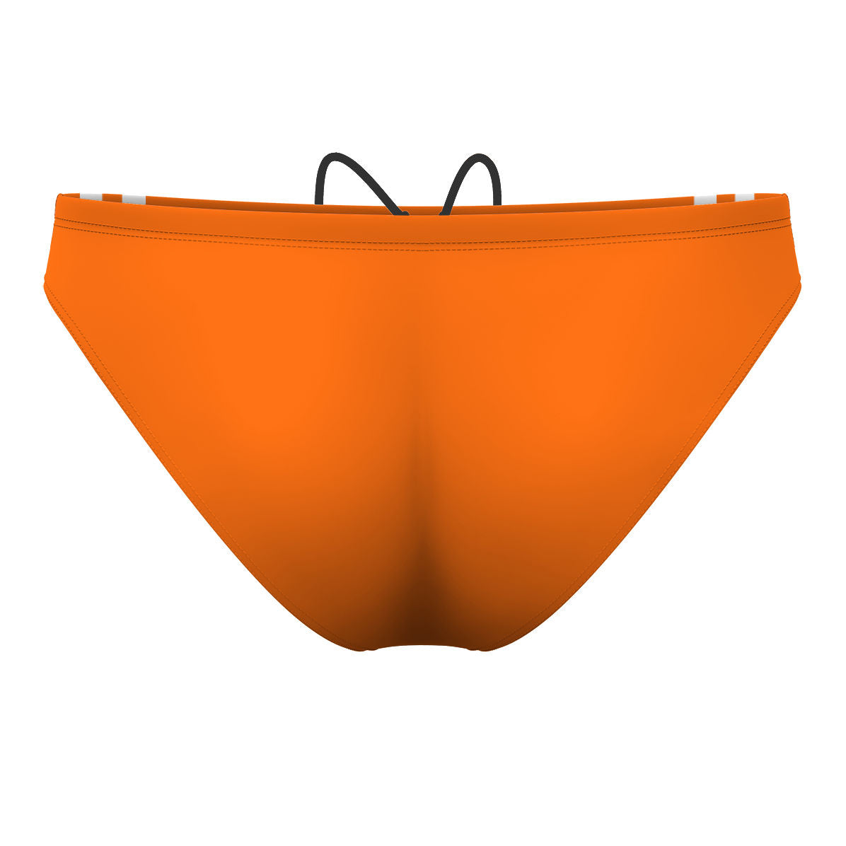 Orange Stripes - Waterpolo Brief Swimsuit