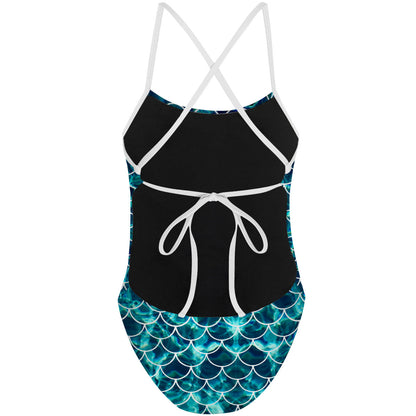 Scales - Tieback One Piece Swimsuit