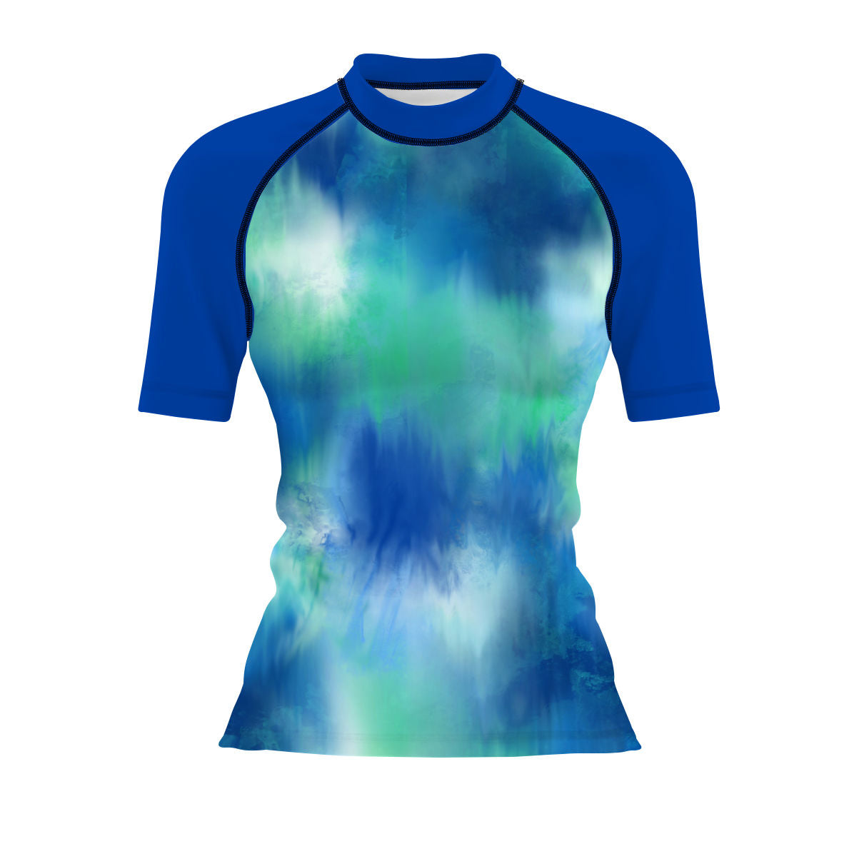 Ethereal watercolor - Women's Surf UPF50+ Short Sleeve Rash Guard