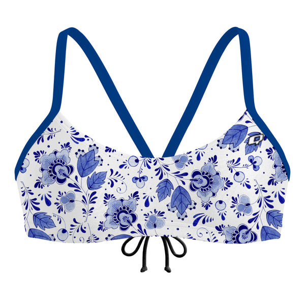 Delft Blue - Bandeau Bikini Top