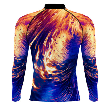 Wave Rider - Men's Surf UPF50+ Long Sleeve Rash Guard