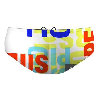 White persp-2 - Classic Brief Swimsuit