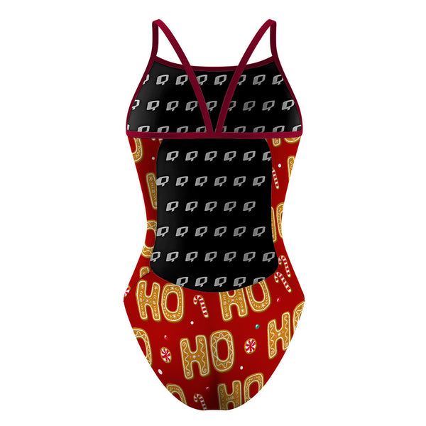 Cookie Ho Ho Ho - Sunback Tank Swimsuit