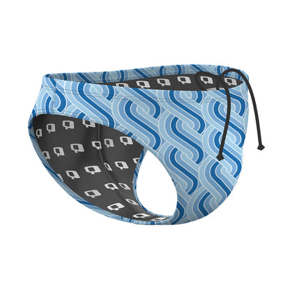 70s Geometric 27 - Waterpolo Brief Swimsuit