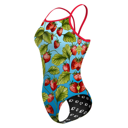 Strawberry Water - Sunback Tank Swimsuit