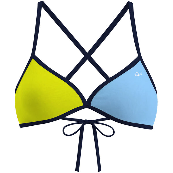 Fade Lagoon - Tieback Bikini Top